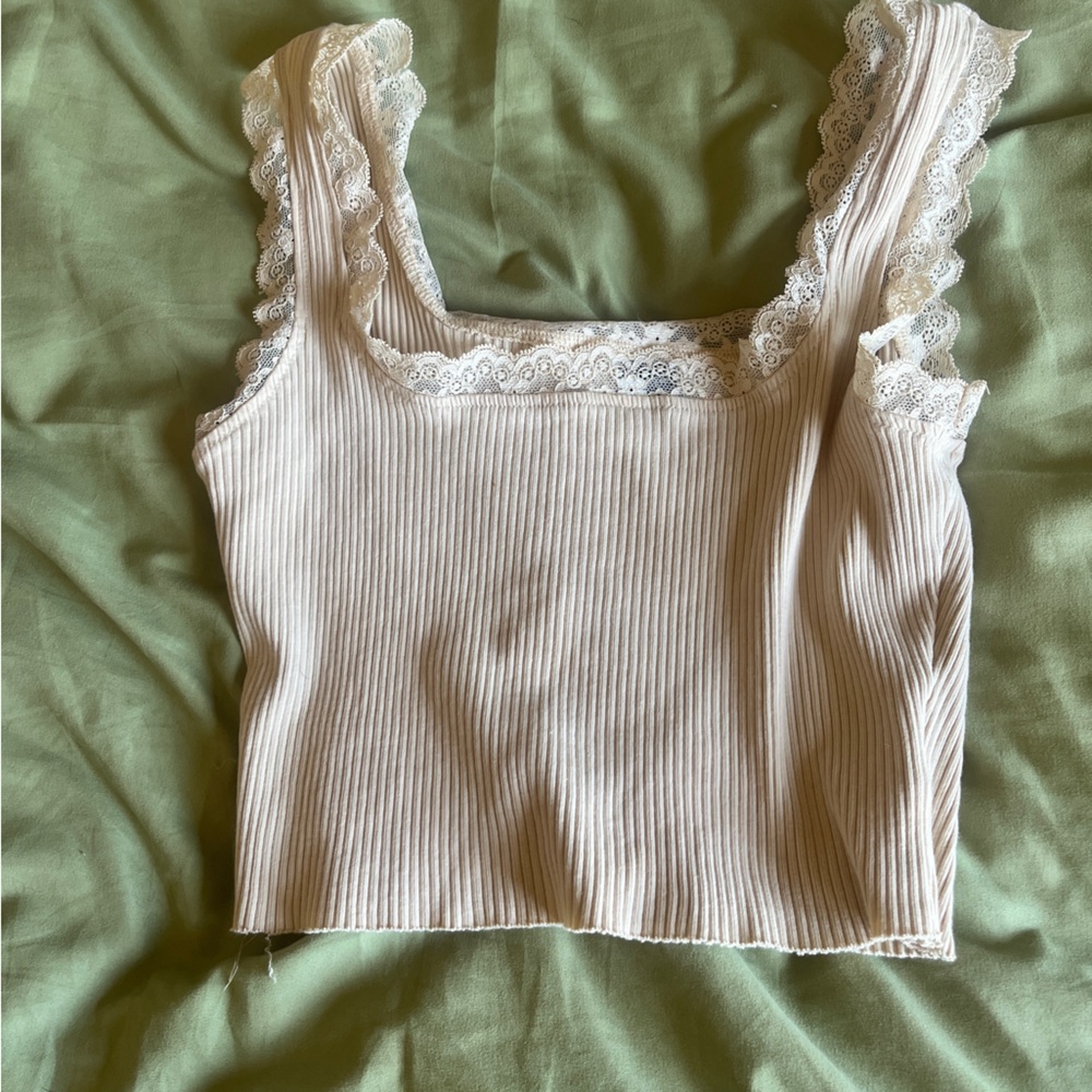 Laced crop top